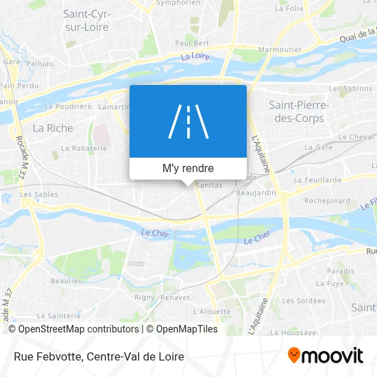 Rue Febvotte plan