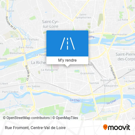 Rue Fromont plan