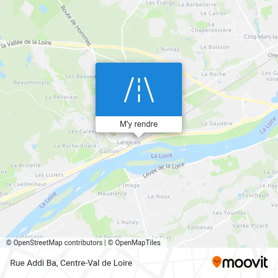 Rue Addi Ba plan