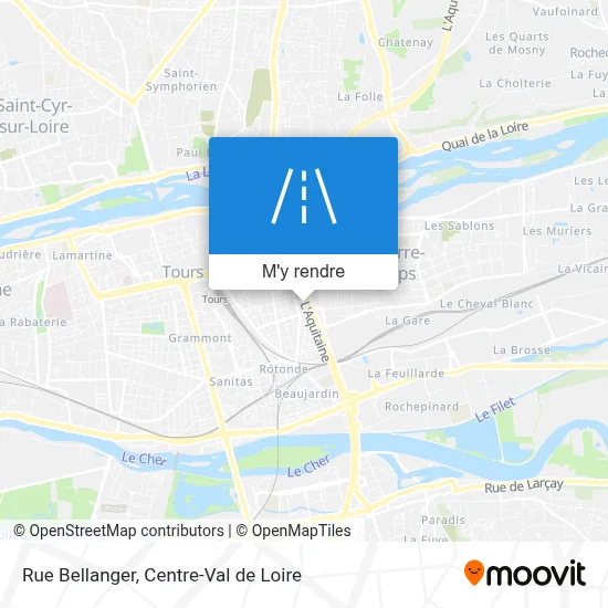 Rue Bellanger plan