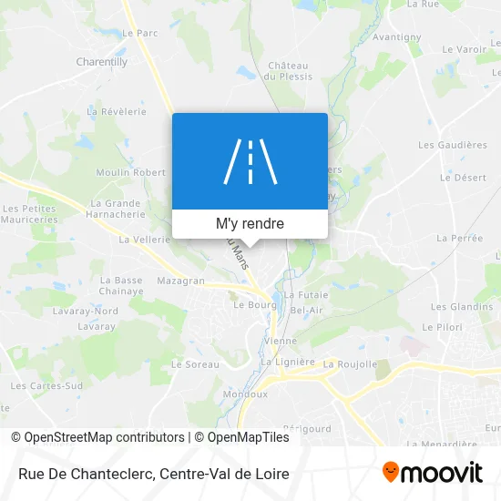 Rue De Chanteclerc plan
