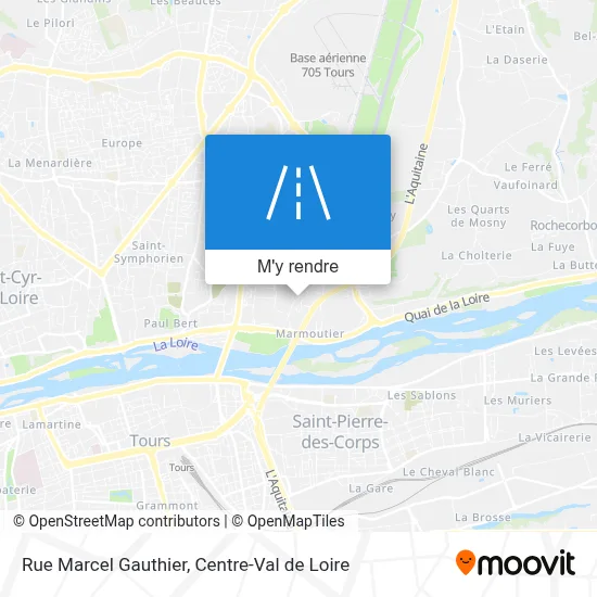 Rue Marcel Gauthier plan