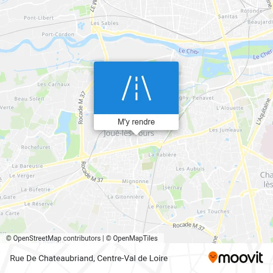 Rue De Chateaubriand plan