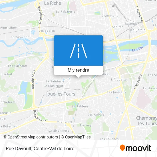 Rue Davoult plan