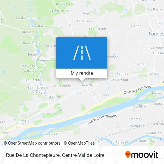 Rue De La Chantepleure plan