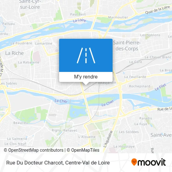Rue Du Docteur Charcot plan
