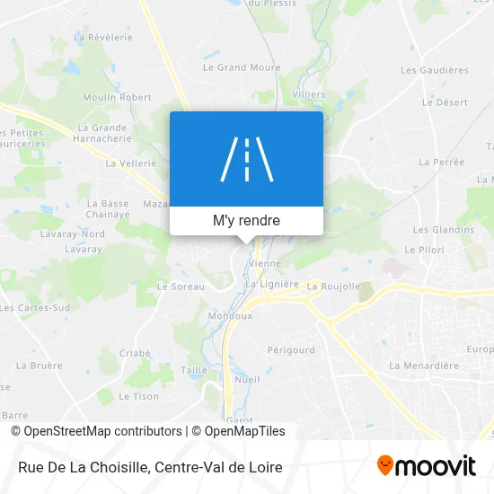 Rue De La Choisille plan