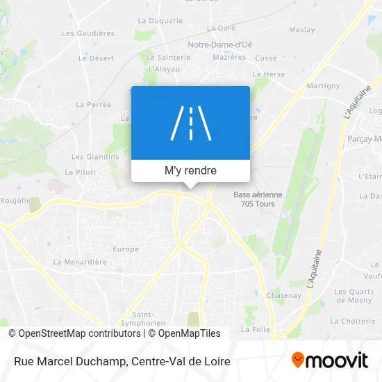 Rue Marcel Duchamp plan