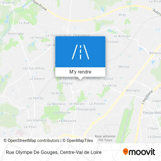 Rue Olympe De Gouges plan