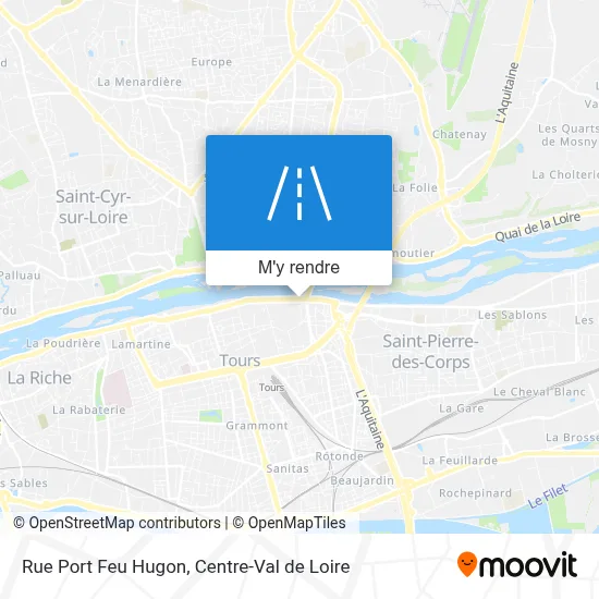 Rue Port Feu Hugon plan