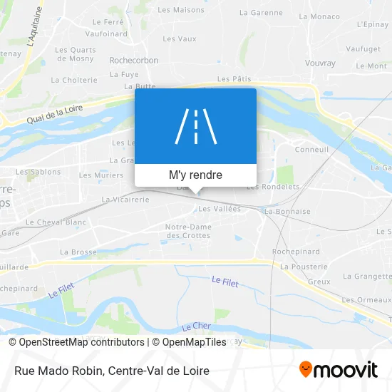 Rue Mado Robin plan