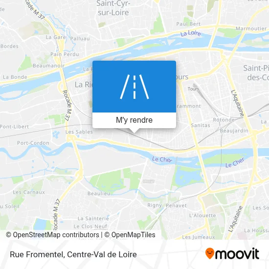 Rue Fromentel plan