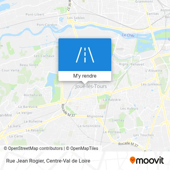 Rue Jean Rogier plan