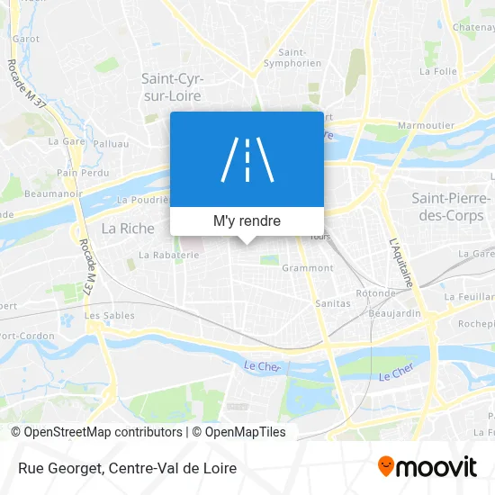 Rue Georget plan