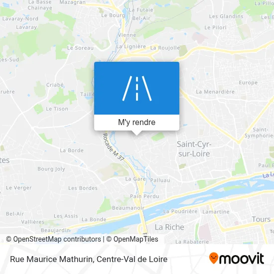 Rue Maurice Mathurin plan