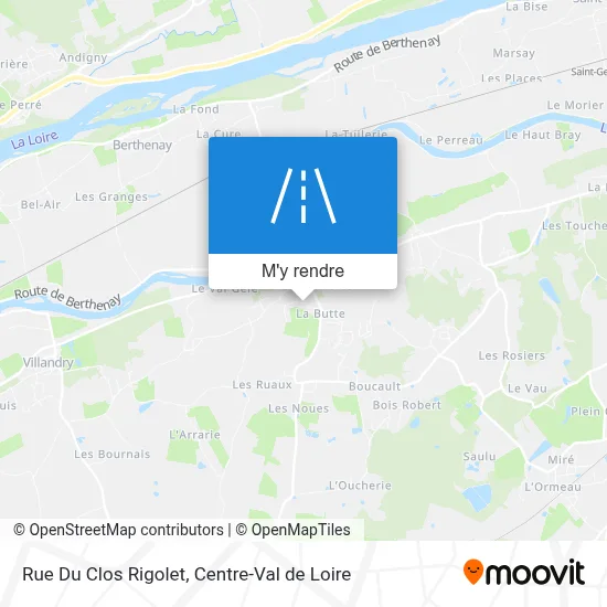 Rue Du Clos Rigolet plan