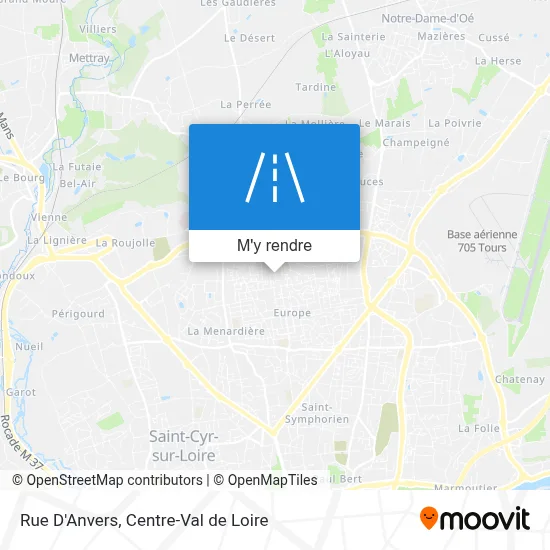 Rue D'Anvers plan