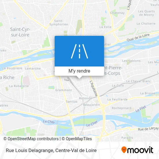 Rue Louis Delagrange plan