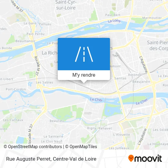 Rue Auguste Perret plan