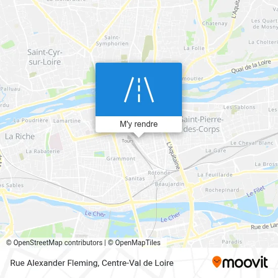 Rue Alexander Fleming plan