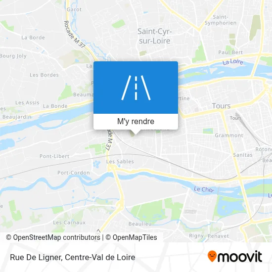 Rue De Ligner plan