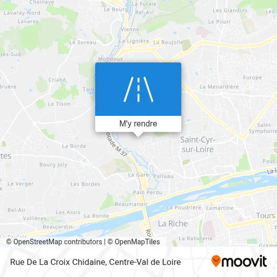 Rue De La Croix Chidaine plan