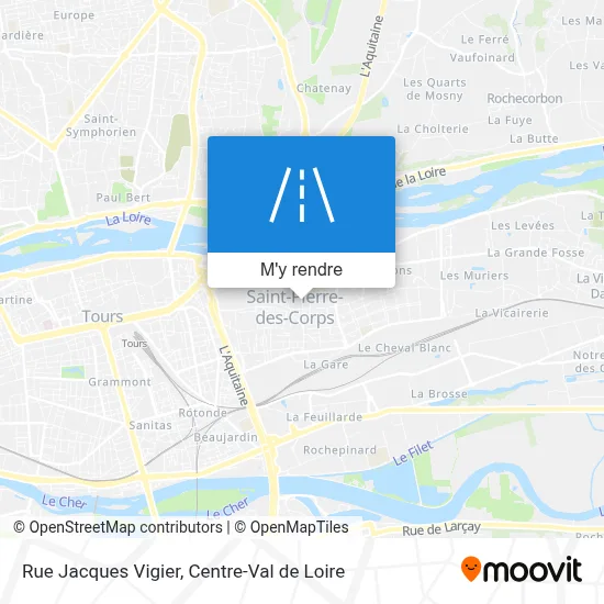 Rue Jacques Vigier plan