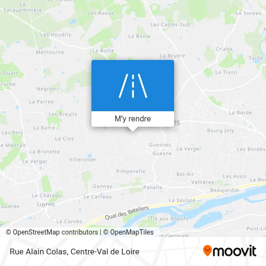 Rue Alain Colas plan