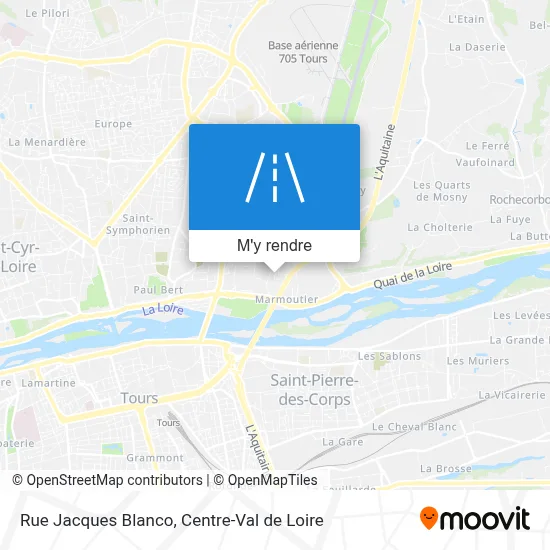 Rue Jacques Blanco plan