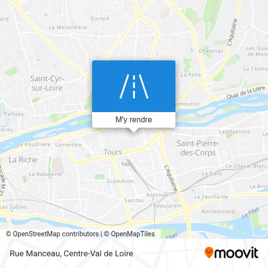 Rue Manceau plan