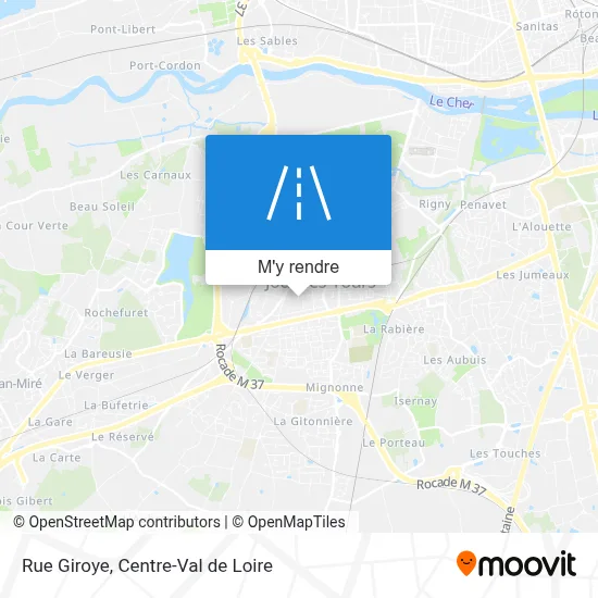 Rue Giroye plan
