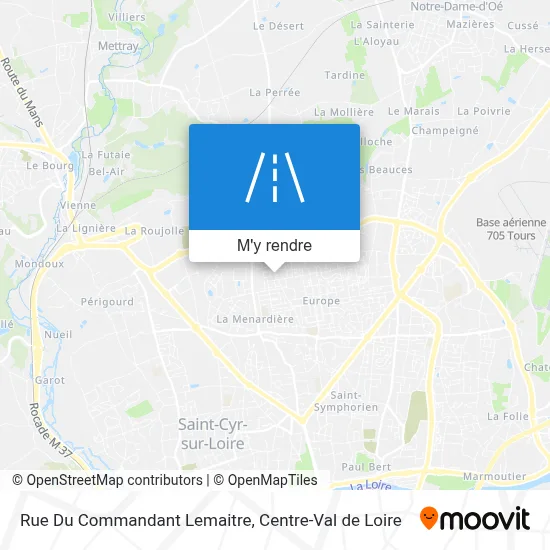 Rue Du Commandant Lemaitre plan