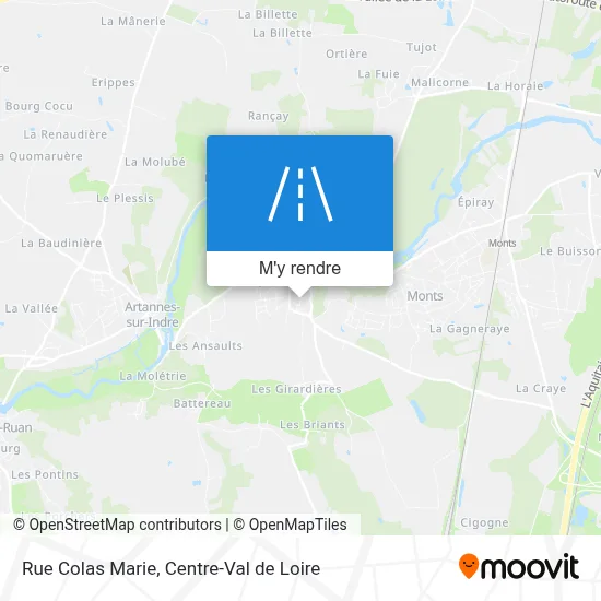 Rue Colas Marie plan