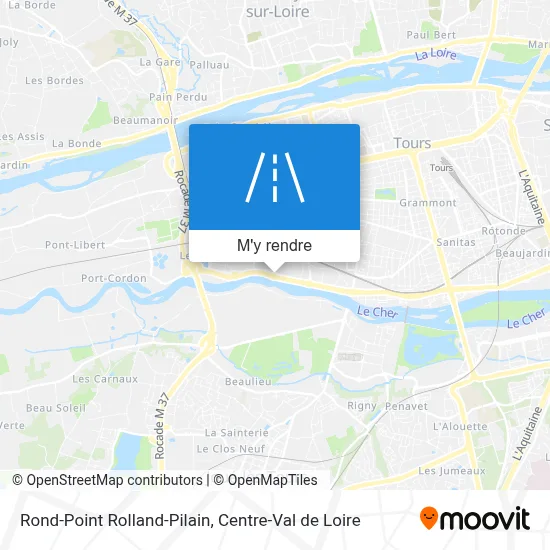 Rond-Point Rolland-Pilain plan