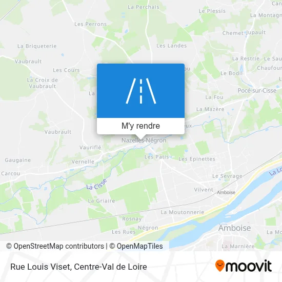 Rue Louis Viset plan