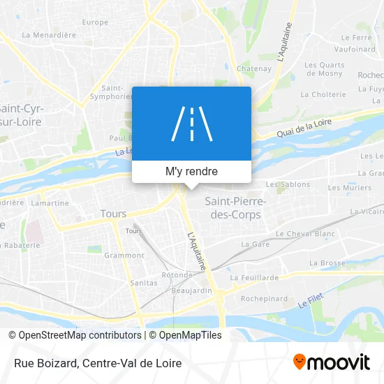 Rue Boizard plan