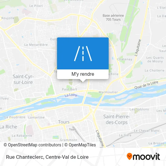 Rue Chanteclerc plan