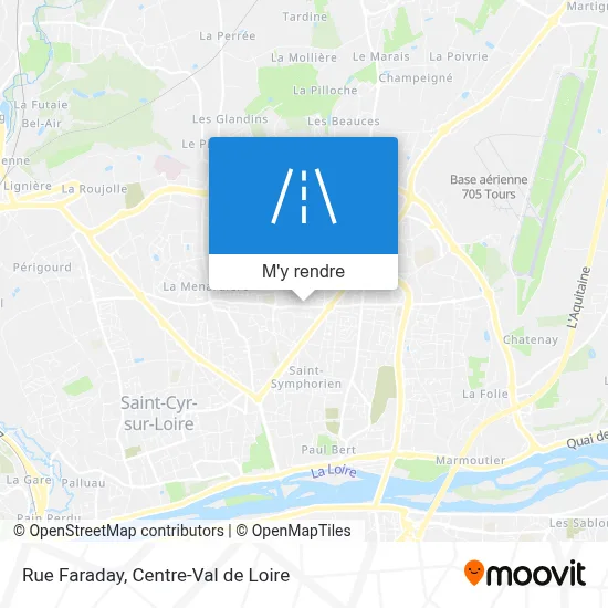 Rue Faraday plan