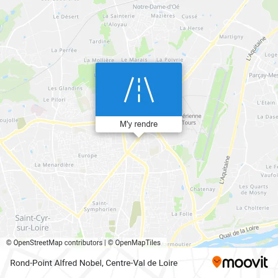 Rond-Point Alfred Nobel plan