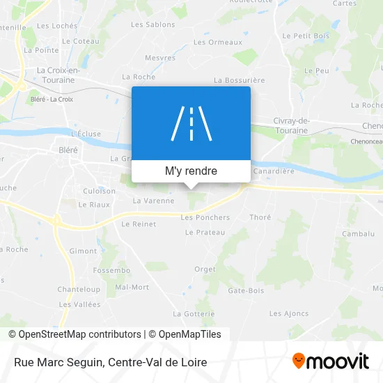 Rue Marc Seguin plan