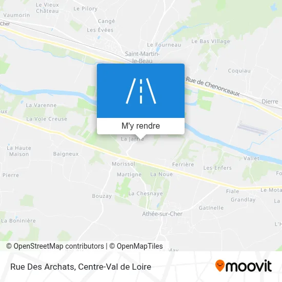 Rue Des Archats plan
