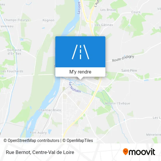 Rue Bernot plan