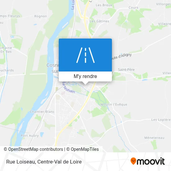 Rue Loiseau plan