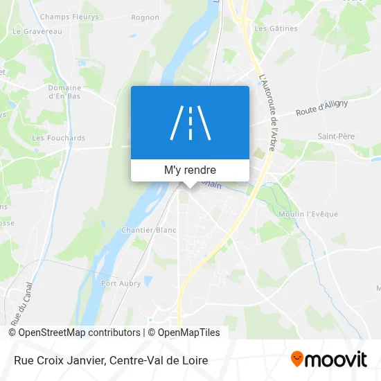 Rue Croix Janvier plan
