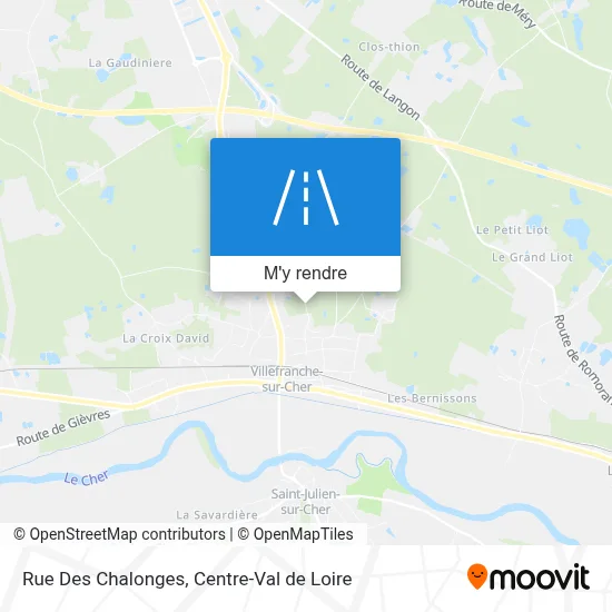 Rue Des Chalonges plan