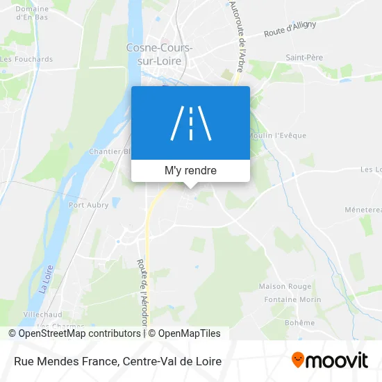 Rue Mendes France plan