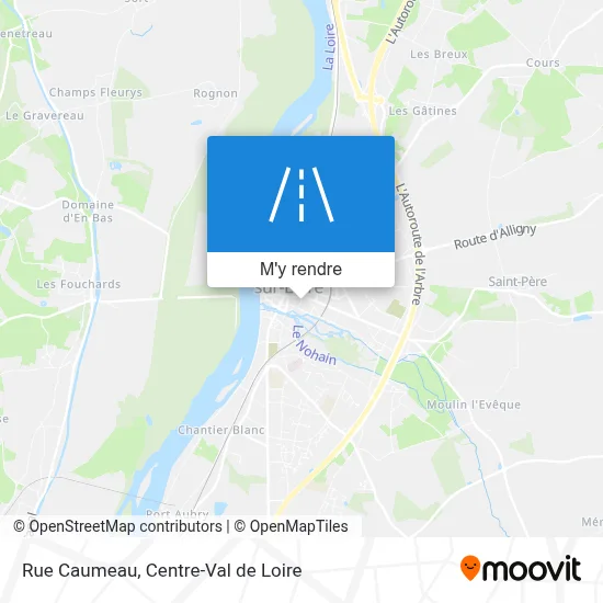 Rue Caumeau plan