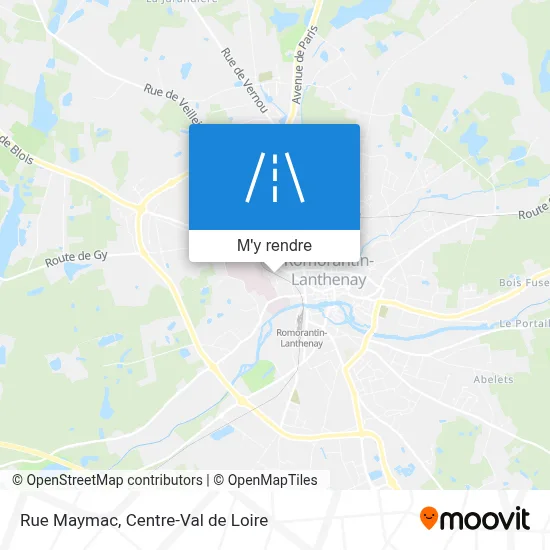 Rue Maymac plan