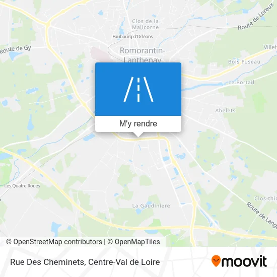 Rue Des Cheminets plan