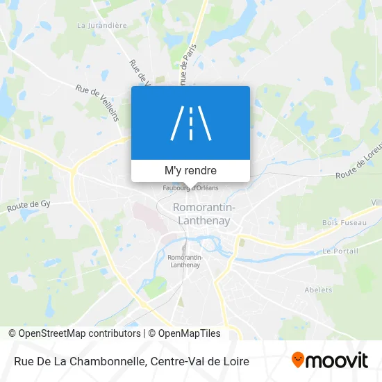 Rue De La Chambonnelle plan